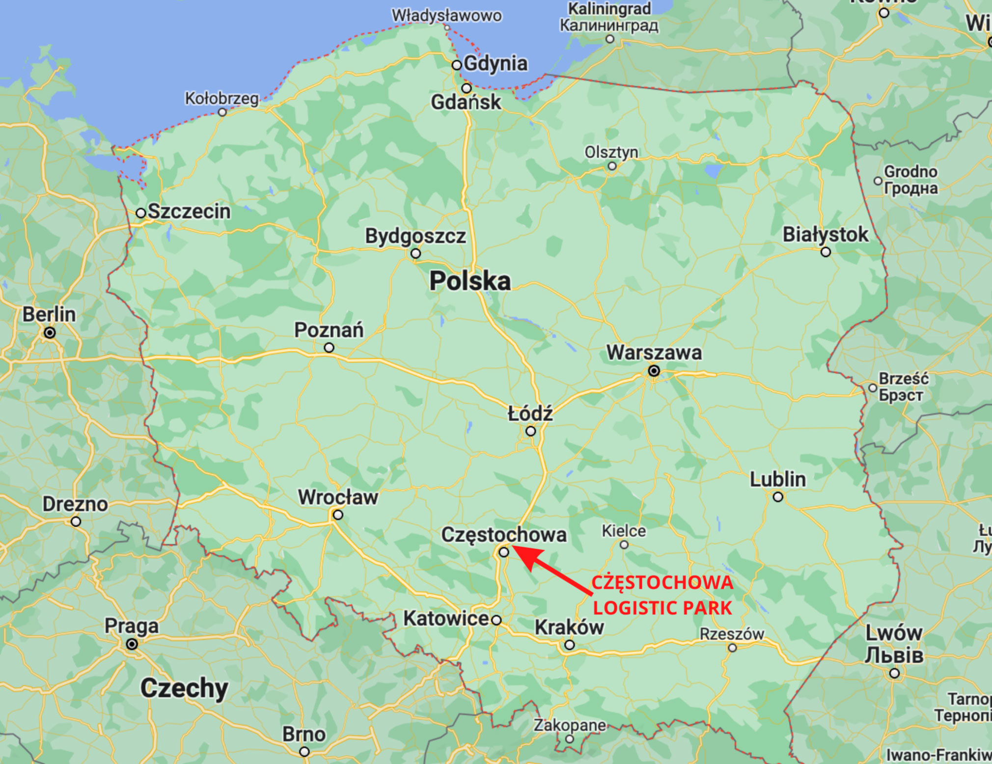 Częstochowa park logistyczny